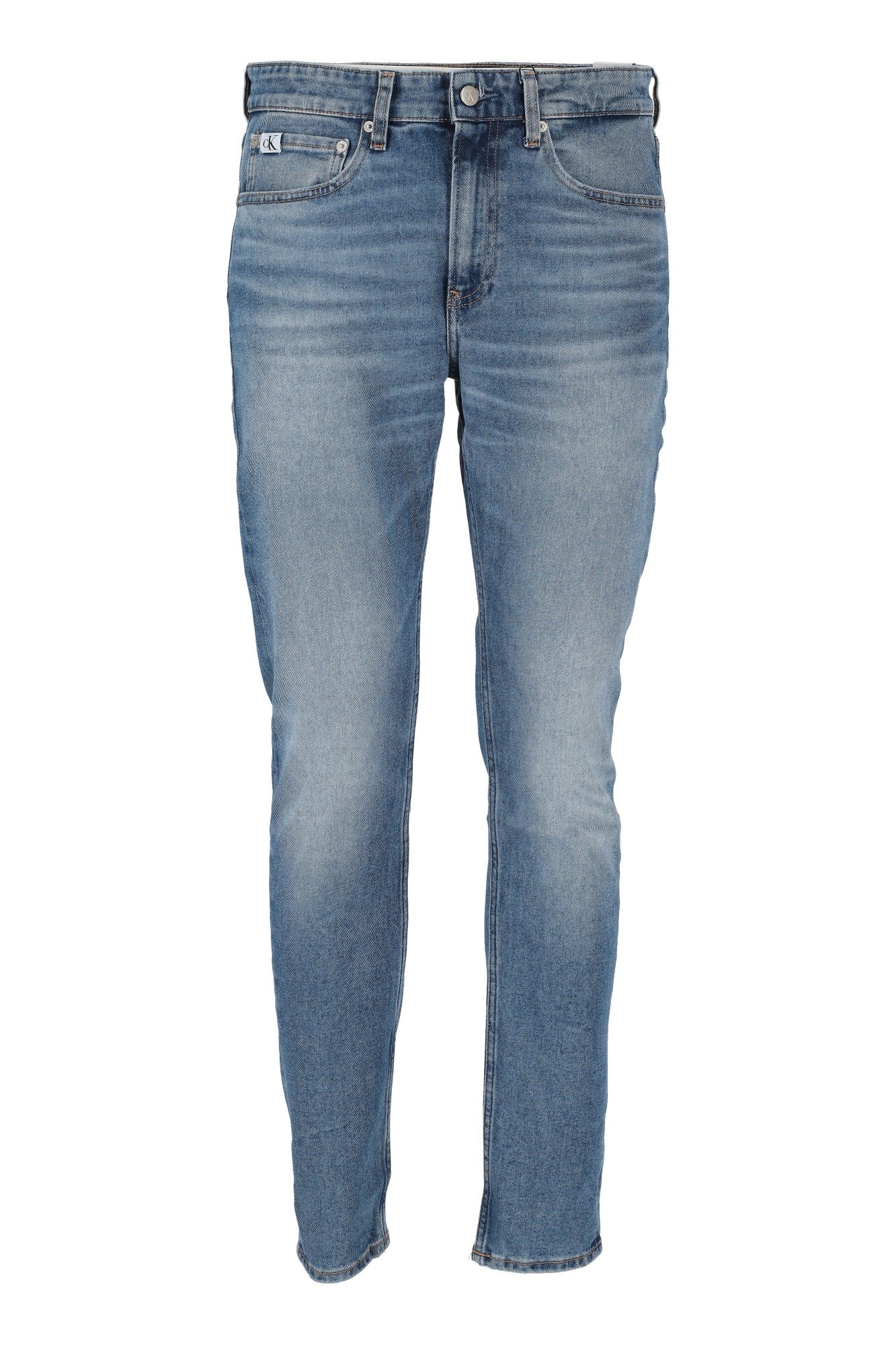 Viazoni Jeans Cargo Uomo - Cotone, Colore Azzurro Chiaro (Hellblau) - Taglia 40W X 32L - Chiusura Con Bottone